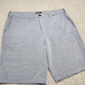 Hurley Hybrid Shorts Men 38 Nike Dri Fit Performance Gray Surf Quick Dry Stretch